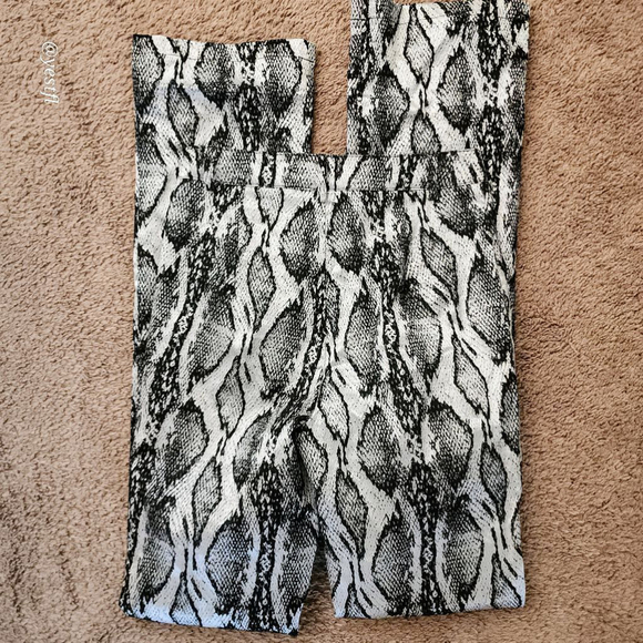 I.AM.GIA Slater Snake Print Zip-Front Pant XS - Picture 6 of 6